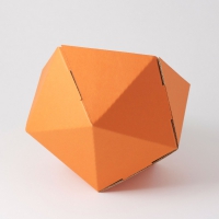 Corbeille de rangement - Orange